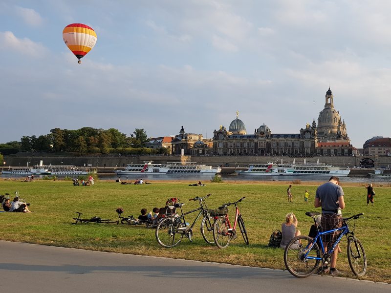 Dresden per Fahrrad, das ist echter Hochgenuss